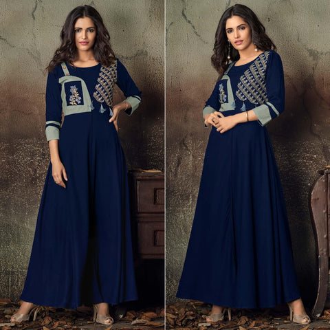 M F PRESENTS FESTIVAL NEW STYLE FANCY KURTI WITH LONG INNER ONLINE SUPPLIER  IN SURAT MARKET - textiledeal.in
